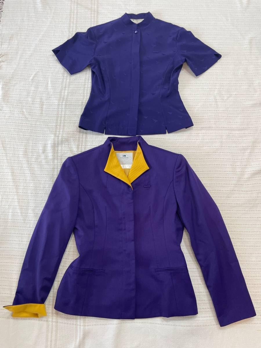 Flybe フライビー キャビンアテンダント 制服 ユニフォーム 6点セット Flybe フライビー キャビンアテンダント 制服 ユニフォーム 6点